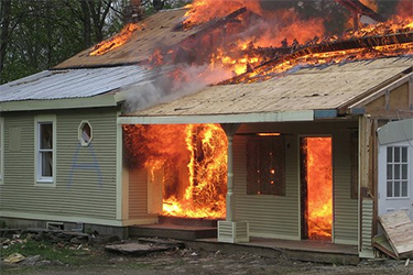 Fire damage