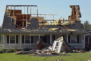 Storm damage